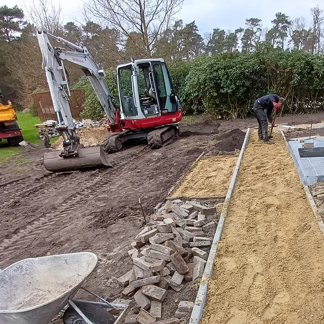 {bestrating particuliere tuin]